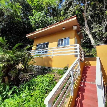 Por De Sol No Mar Da Cama Villa Caraguatatuba Kültér fotó