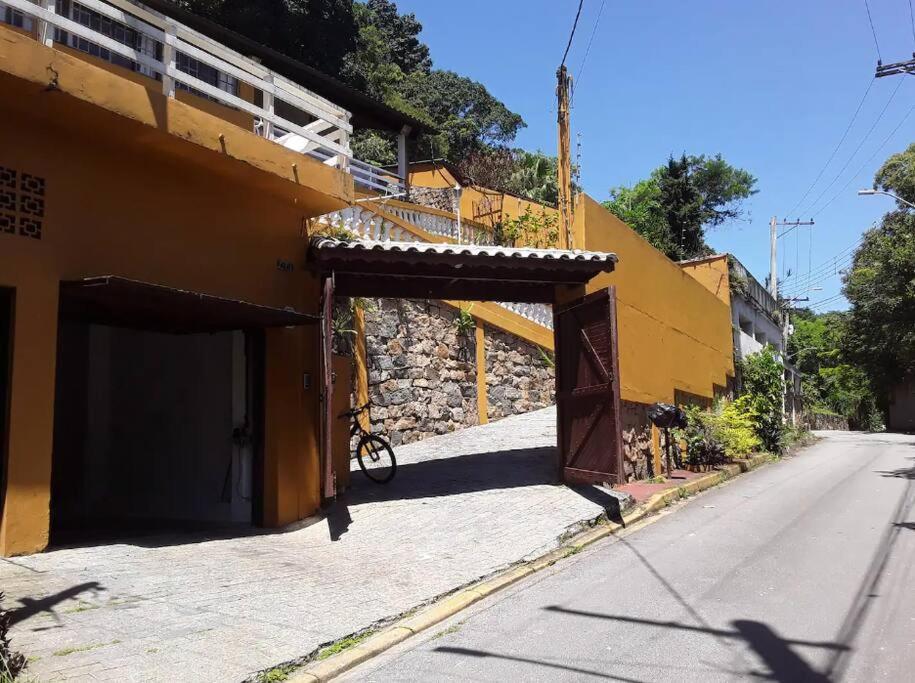 Por De Sol No Mar Da Cama Villa Caraguatatuba Kültér fotó