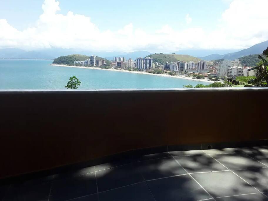 Por De Sol No Mar Da Cama Villa Caraguatatuba Kültér fotó